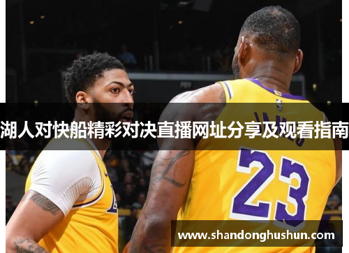湖人对快船精彩对决直播网址分享及观看指南